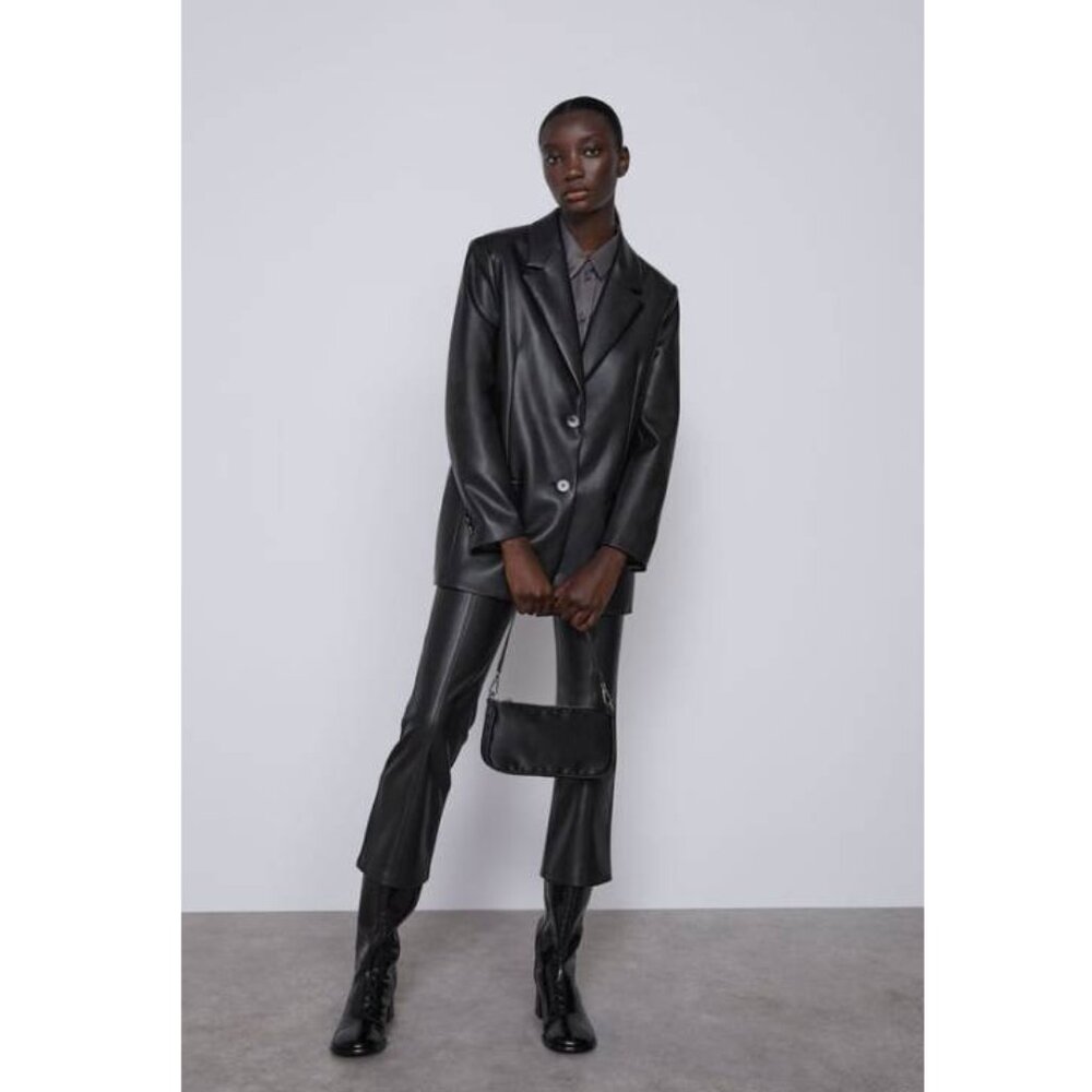 Zara Cropped Flared Pants *Worn Twice*
